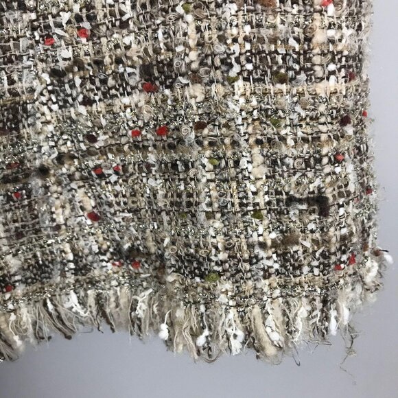 Avenue Montaigne Boucle Mini Skirt Gold‎ Waist 34" - Picture 3 of 4